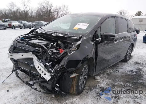 2022 Honda Odyssey Ex-L z USA, uszkodzony, nr VIN 5FNRL6H76NB050736